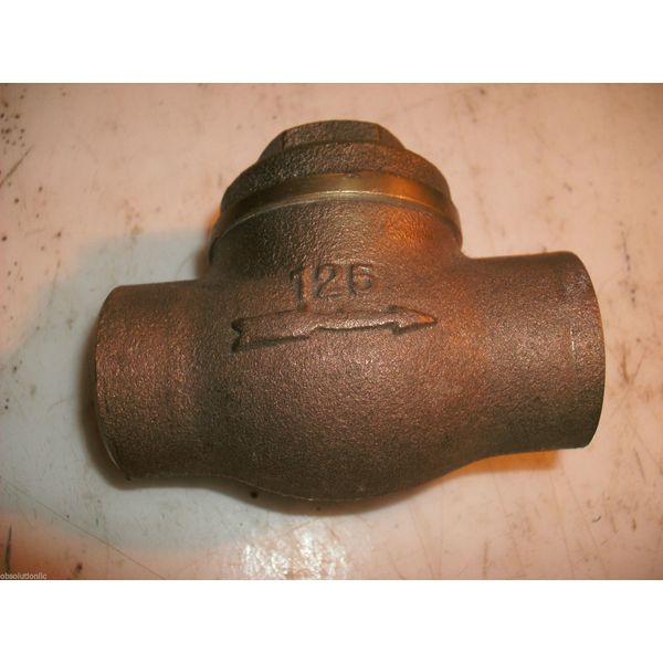 Swing Check Valve 1In Solder Brass 125 WOG