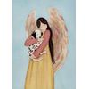 Lynch Dalmatian and Angel Folk Art Print