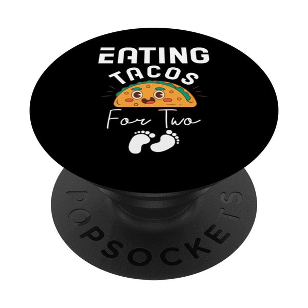 Eating Tacos for Two Maternity PopSockets Standard PopGrip