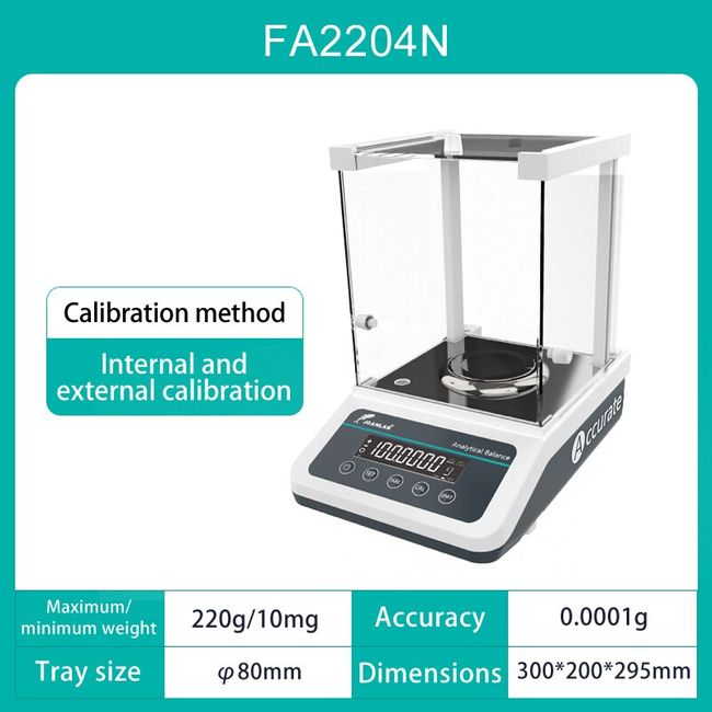 Lab Analytical Precision Balance 220g 0.0001g Electronic Scale