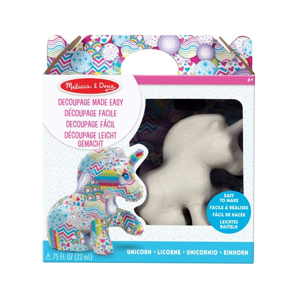 Melissa & Doug Decoupage Made Easy Craft Set - Unicorn