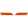 Garage-Pro Front, Driver and Passenger Side Bumper Reflector Set Compatible with 2007-2010 Chrysler Sebring
