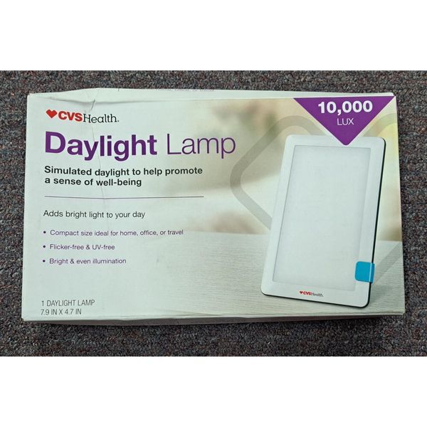 CVS Health Simulated Daylight Lamp 10,000 LUX  b756