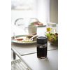 Yamazaki 2866 Push-Type Soy Sauce Sauce Dispenser, Tower, Black