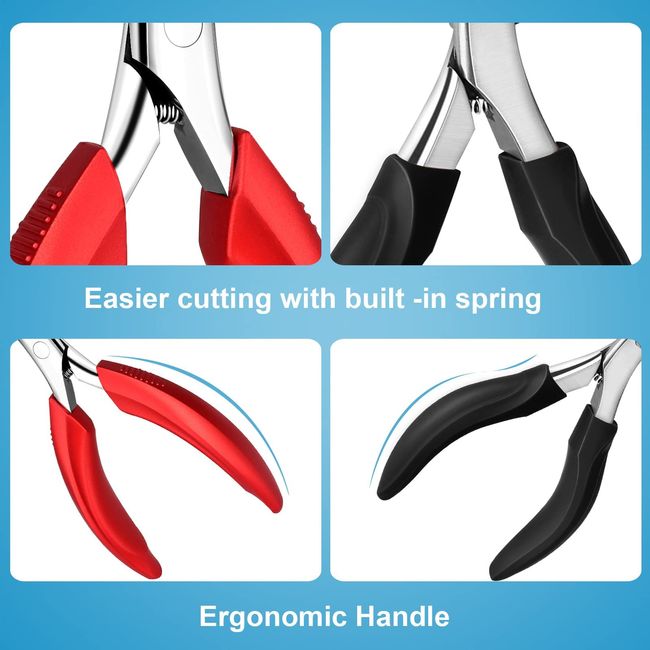Toenail Clippers for Seniors Thick Toenails, Toe Nail Clippers Set for  Ingrown