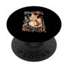 Baby Eichhörnchen mit Blumen süße Hasen Squirrel Flüsterer PopSockets Klebender PopGrip