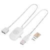 DC 5-24V Mini PIR Motion Sensor Switch Occupancy Sensor Switch for DIY LED Lighting, PIR Infrared Motion Sensor Detector Automatic Switch LED Strip USB Interface (White)