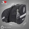 WEST BIKING Bicycle Saddle Bag Rainproof Bicycle 3D Shell Reflective Cycling Bag