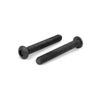 Sourcingmap M6 x 45mm Alloy Steel Hex Socket Button Head Machine Screws Black 10PCS