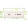 EPLZON 3pcs 6.8"x2.05" Breadboard Solderable Prototype PCB Board Kit for Electronics Projects Compatible for DIY Soldering Circuits Projects Prototype Board,White