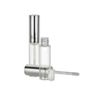 5.9 ml Silver/ Clear Lip Gloss PET container TUBES w/ applicator wand - 10 SETS 