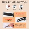 Monaza.Jo Bag Hanger, Table Hook, Foldable Storage, Bag Hook, Smartphone Stand Function, New Type, High Strength Type (Pink Gold)