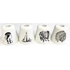 2- Ceramic Indian Design Cigarette Snuffers, BUTT11-2