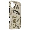 Stunning Tabby Cat With Cat Related Word Collage Background Case for iPhone 16 Plus