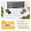 Never Say Never Minivan Vinyl Decal Funny Bumper Sticker 3.5"x5"