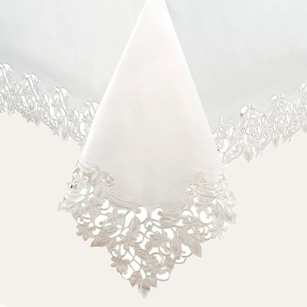 White Table Cover - Darvin Collection - Table Runners