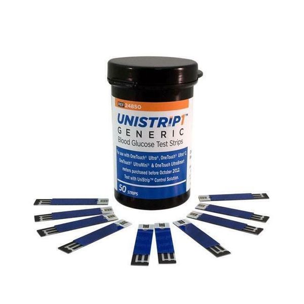 UniStrip Glucose Test Strips 50ct