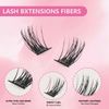 MOTIBACK Segmentierte falsche Wimpern - 8 mm - 16 mm