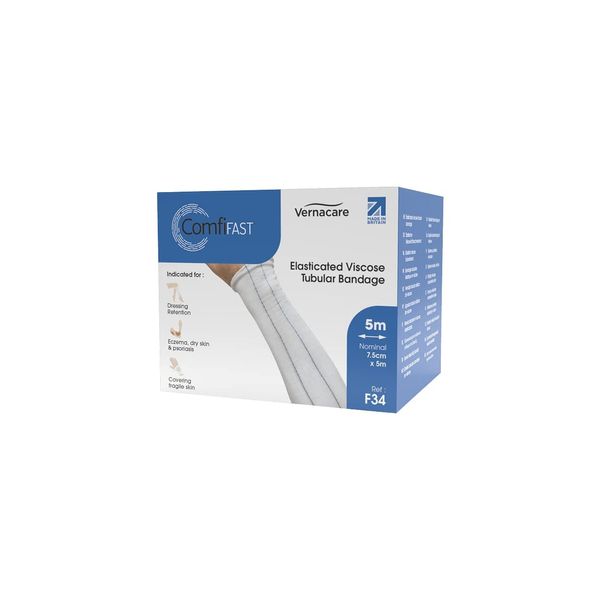 Comfifast Multi Stretch Eczema Tubular Bandage, 5 m, Blue