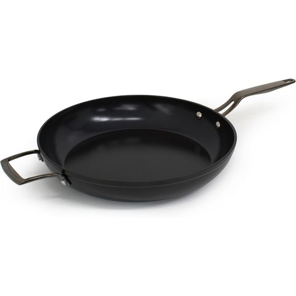Blu. Cookware 12.6” Induction Frying Pan, Non-Toxic, Durable Non-Stick Ceramic,