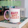 Make Your Mark Design Motivational Punch Today In The Face - Accent Mug