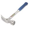 ESTWING Framing Hammer - 28 oz Long Handle Straight Rip Claw with Milled Face & Shock Reduction Grip - E3-28SM, Blue