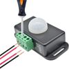 DC 12V 24V PIR Sensor LED Motion Sensor Switch,Body Infrared Sensing Controller for Timer Flexible LED Automatic Light Strips 2Pcs