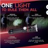 2 Pack LumiNRG Tactical Rechargeable Flashlights- High Powered 1000 Lumens