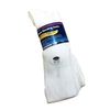 J.T. Foote - Non Binding Diabetic Socks Crew Mens 3pk - White Size 10-13