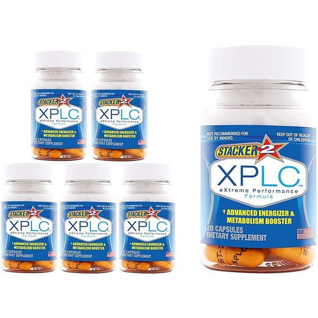 XPLC Extreme Energizer & Metabolism Booster 20 Capsules/Bottle