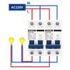 DIHOOL Miniature Circuit Breaker MCB, 2 Pole, 20Amp,230VAC,Type C
