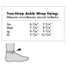 Double/Two Strap Ankle Wrap, Small