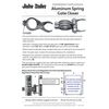 2-3/8" x 1-3/8" Durable Chain Link Spring Loaded Gate Closer.