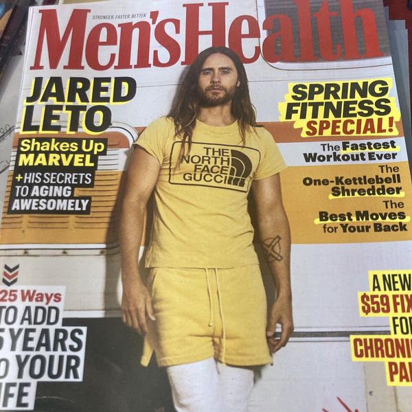 Men's Health Magazine April 2022. Jared Leto. Shakes Up MARVEL.   T-585.