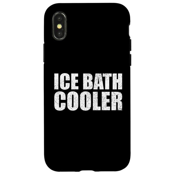 iPhone X/XS Ice Bath Cooler Funny Cold Water Joke Smartphone Case