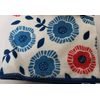 3 pc Microfiber Kitchen Towels Set (16" x 19") FLOWERS & BLUE by SL
