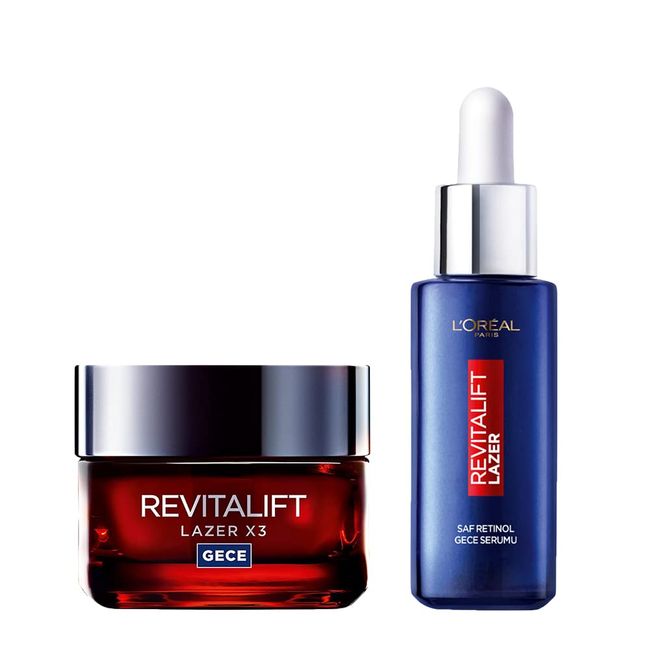 L'Oréal Paris Revitalift Lazer Gece Bakım Seti