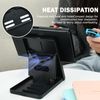 DLseego Stand for Switch OLED/Switch Lite/Switch,Adjustable Anti-slip Switch Playstand Foldable Portable Holder Stand for Switch Console,Black