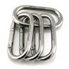 2.36"Heavy Duty Carabiner Clip Spring Snap Hooks Spring Clips 1/4 Inch(4 Pack)