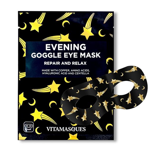 Vitamasques Under Eye Mask, 3-Pack Ultra-Revitalizing Goggle Mask, Hydrates &...