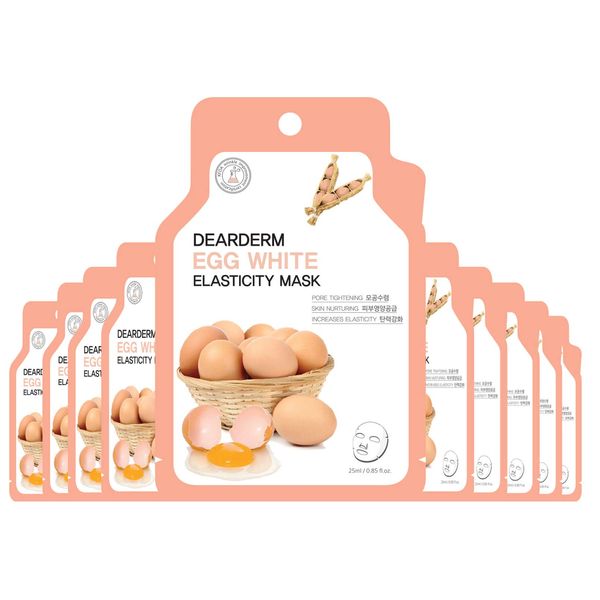 Dearderm Egg Elasticity Mask (10 pcs)