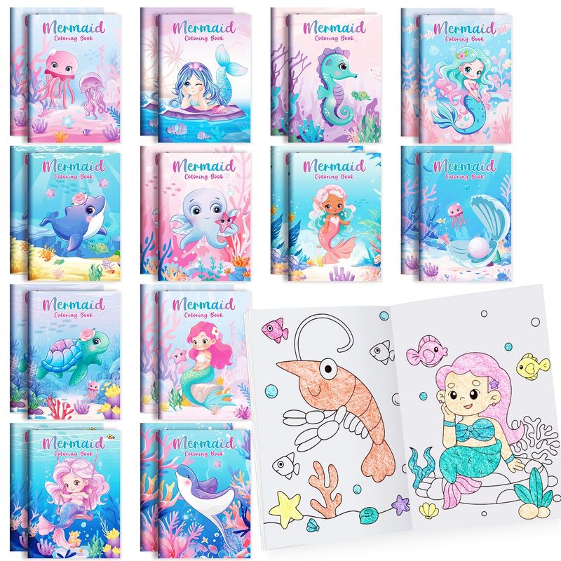 BenLouis 24-Pack Mini Activity Books For Kids - Mazes, Word Search, Dot-to-Dot Party Favors