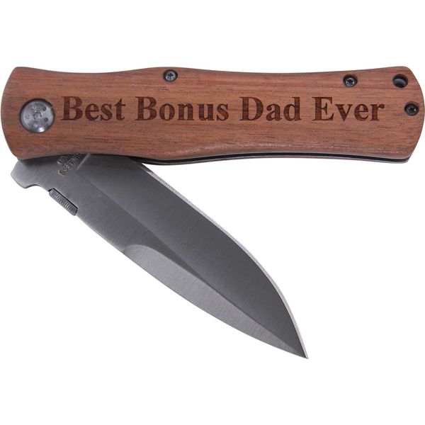 Best Step Dad Ever - (Wood Handle)