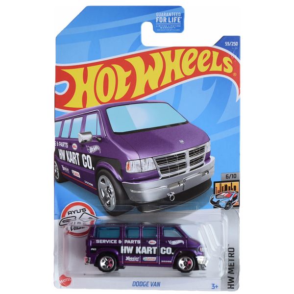 Hot Wheels Dodge Van, Metro 6/10 [Purple]