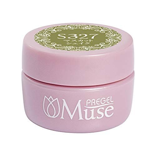 PREANFA PGU-S327 Muse Color Gel, Muscat Shake, 0.1 oz (3 g), Gel Nails