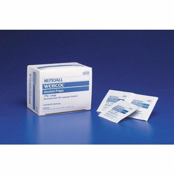 Alcohol Prep Pad Webcol Isopropyl Alcohol; 70% Individu