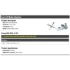 Front Left Driver Side Power Window Regulator Assembly - with Motor - Compatible with 1982-1986 Chevy C10