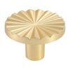 TKWINKT 4 Pack Cabinet Knobs Gold Drawer Knobs 1.42 inch (36mm) Knobs for Dresser Drawers Zinc Alloy Cabinet Door Knobs