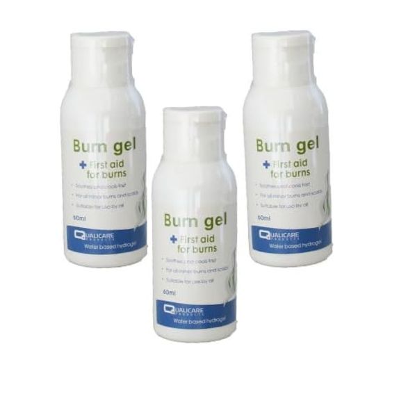 3 x Burngel Qualicare 60ml - First Aid