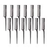 RED by KISS Professional Rat Tail Comb 12 PCS Black